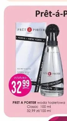 Woda toaletowa Prêt-à-Porter Classic promocja w Drogerie Jasmin