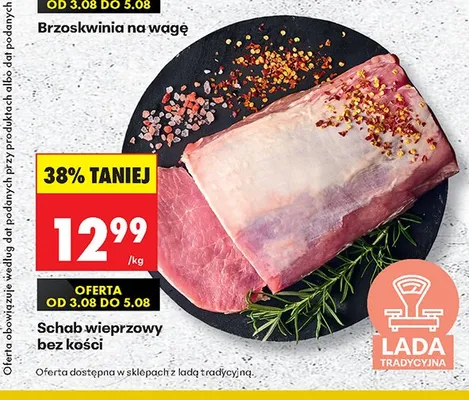 Schab wieprzowy bez kości promocja w Biedronka