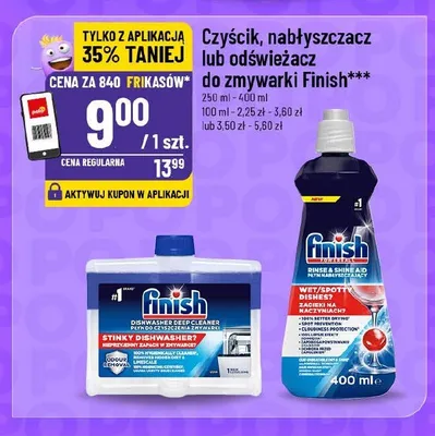 Nabłyszczacz do zmywarki Finish promocja w POLOmarket