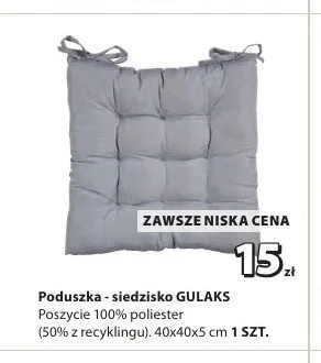 Poduszka - siedzisko GULAKS promocja w Jysk