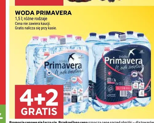 Woda Primavera promocja w Stokrotka