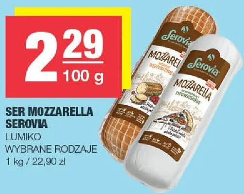 Ser mozzarella promocja w SPAR