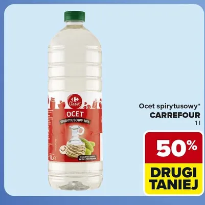 Ocet spirytusowy Carrefour promocja w Carrefour Market