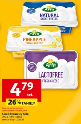 Serek kremowy promocja w Auchan