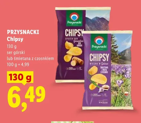 Chipsy PRZYSNACKI promocja w Lidl