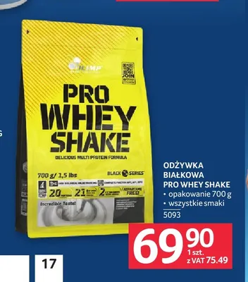 Odżywka białkowa Olimp Pro Whey Shake promocja w Selgros