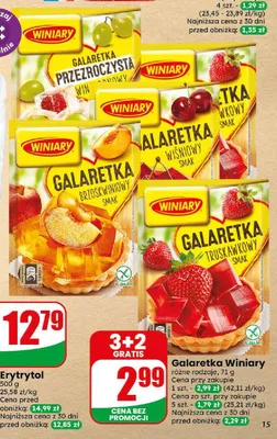 Galaretka brzoskwiniowa Winiary promocja w Dino