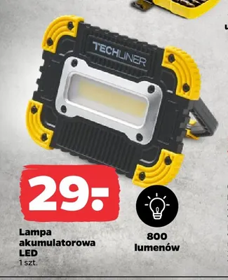 Lampa akumulatorowa LED Techliner promocja w Netto