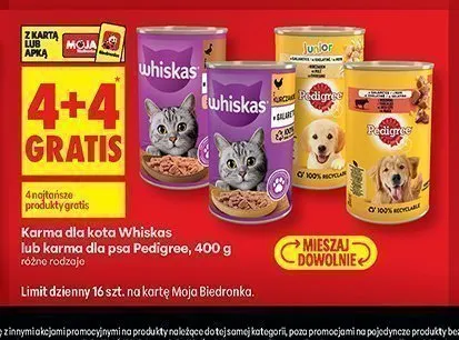 Karma dla psa Pedigree promocja w Biedronka