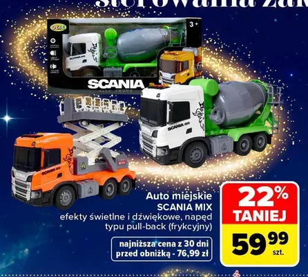 Auto miejskie Scania MIX promocja w Carrefour