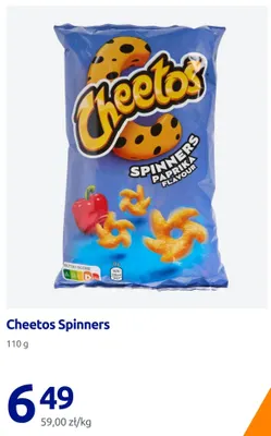 Chrupki Cheetos Spinners promocja w Action