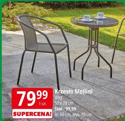 Krzesło Mellini promocja w Leclerc