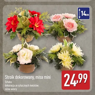 Stroik dekorowany misa mini promocja w Aldi