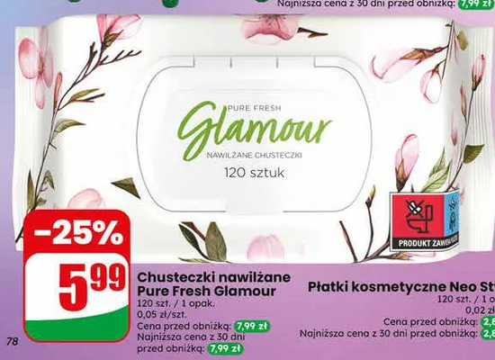 Płatki kosmetyczne Neo Style promocja w Dino