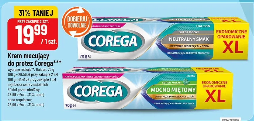 Krem mocujący do protez promocja w POLOmarket