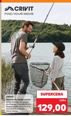 Zestaw do wędkowania Crivit promocja w Kaufland