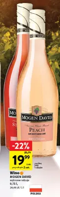 Wino Mogen David promocja w Intermarche