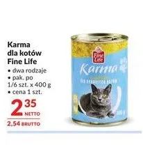 Karma dla kotów Fine Life promocja w Makro