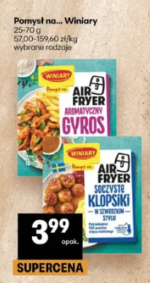 Pomysł na... Winiary Air Fryer Aromatyczny Gyros promocja w Delikatesy Centrum