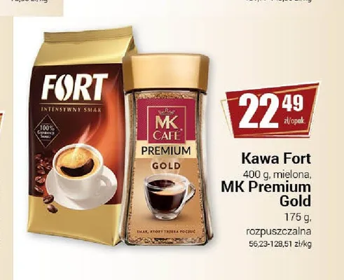 Kawa rozpuszczalna MK Cafe Premium Gold promocja w Premium Nasz Sklep