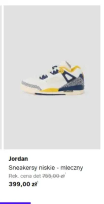 Sneakersy niskie Jordan mleczny promocja w Lounge by Zalando