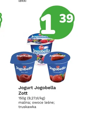 Jogurt Jogobella owoce leśne promocja w Limonka