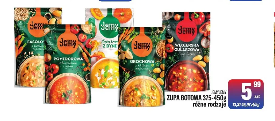 Zupa gotowa JemyJemy promocja w Tomi Markt