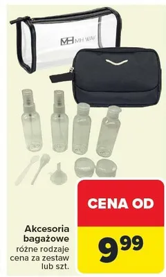 Akcesoria bagażowe różne rodzaje promocja w Carrefour