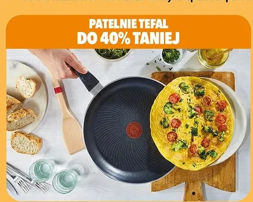 Patelnie DO -40% promocja w Biedronka