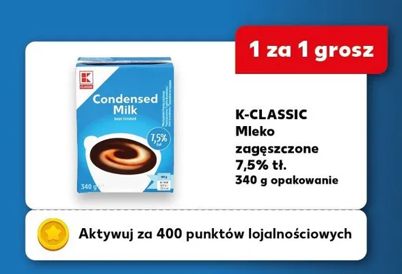 Mleko zagęszczone promocja w Kaufland