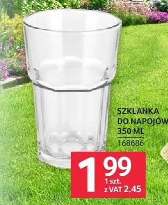Szklanka do napojów 168686 promocja w Selgros