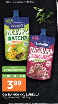Owsianka XXL Sakura Bubble Lubella promocja w Stokrotka