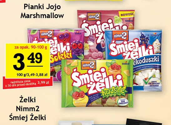 Żelki Nimm2 Śmiej Żelki Kwaśne promocja w Gram Market
