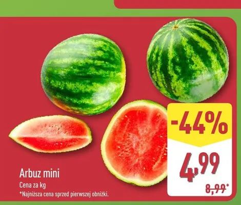 Arbuz mini promocja w Aldi