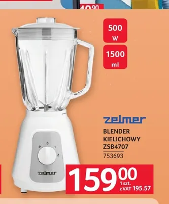 Blender kielichowy ZSB4707 Zelmer promocja w Selgros
