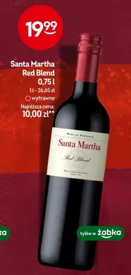 Wino Red Blend wytrawne promocja w Żabka