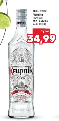 Wódka Krupnik 0,7 l promocja w Kaufland