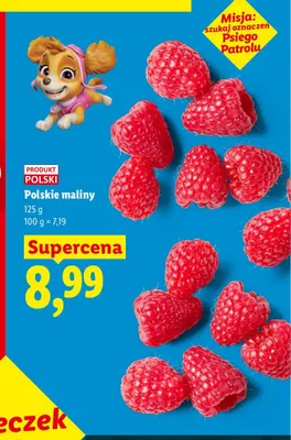 Maliny polskie promocja w Lidl
