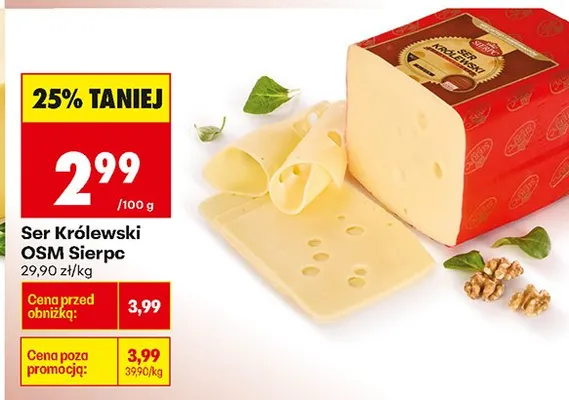 Ser Królewski  promocja w Biedronka
