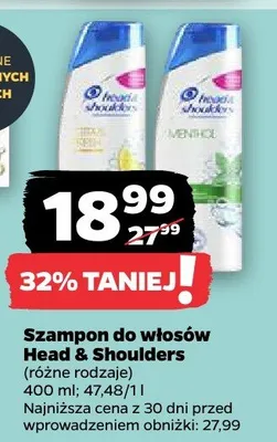 Szampon do włosów Head & Shoulders promocja w Netto
