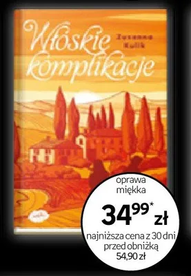 Książka Włoskie komplikacje Zuzanna Kulik oprawa miękka promocja w Empik