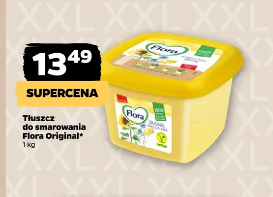 Tłuszcz do smarowania Flora Original promocja w Netto