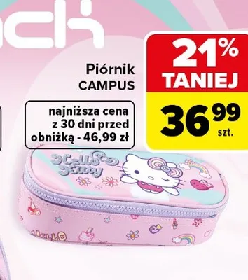 Piórnik Campus CoolPack Hello Kitty promocja w Carrefour