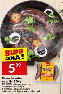 Kaszanka extra na grilla Białecki promocja w Twój Market