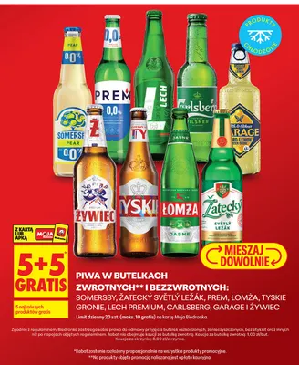 Piwo bezalkoholowe Somersby Pear promocja w Biedronka