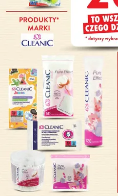 Produkty marki Cleanic promocja w Intermarche