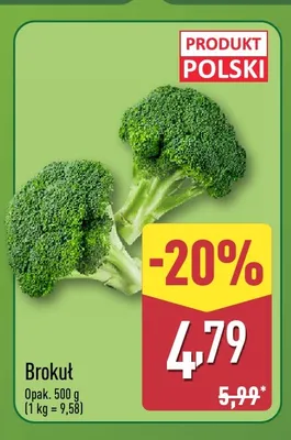 Brokuł promocja w Aldi