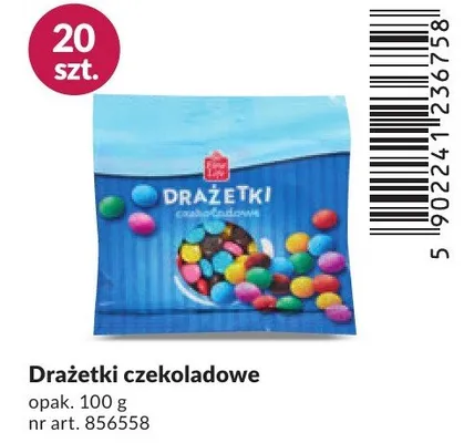 Drażetki czekoladowe promocja w Makro