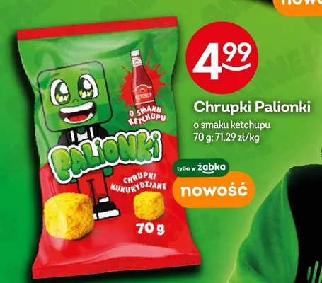 Chrupki Palionki o smaku ketchupu promocja w Żabka