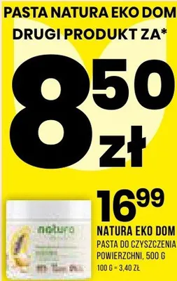 Pasta do czyszczenia powierzohni Natura Eko Dom promocja w Drogerie Natura